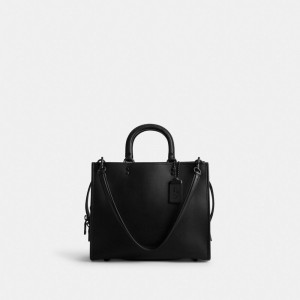 Borsa a Mano Donna Coach Rogue Nere Nere | ITSGX839