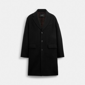 Cappotto Uomo Coach Double Faced Nere | ITUZW145