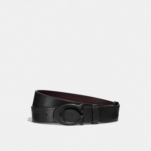 Cinture Uomo Coach Signature Buckle Cut To Size Reversible, 38 Mm Nere | ITAHG266