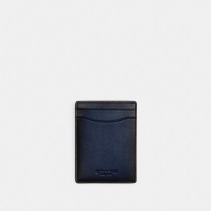 Custodia Per Carte Uomo Coach Money Clip Blu Profondo | ITEBR201