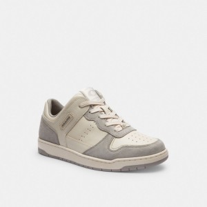 Sneakers Donna Coach C201 Low Top Grigie | ITTCT364