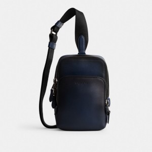 Zaino Donna Coach Gotham Sling Pack 13 Blu Profondo | ITPJR714