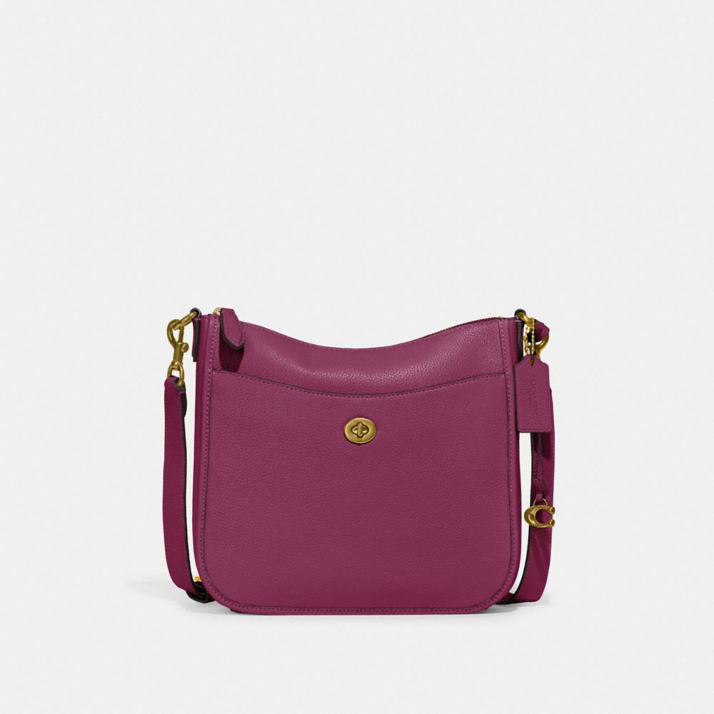 Borsa Crossbody Donna Coach Chaise Viola Profondo | ITQMA775