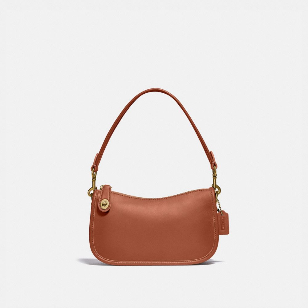 Borsa Crossbody Donna Coach Swinger 20 Marroni | ITNWS803