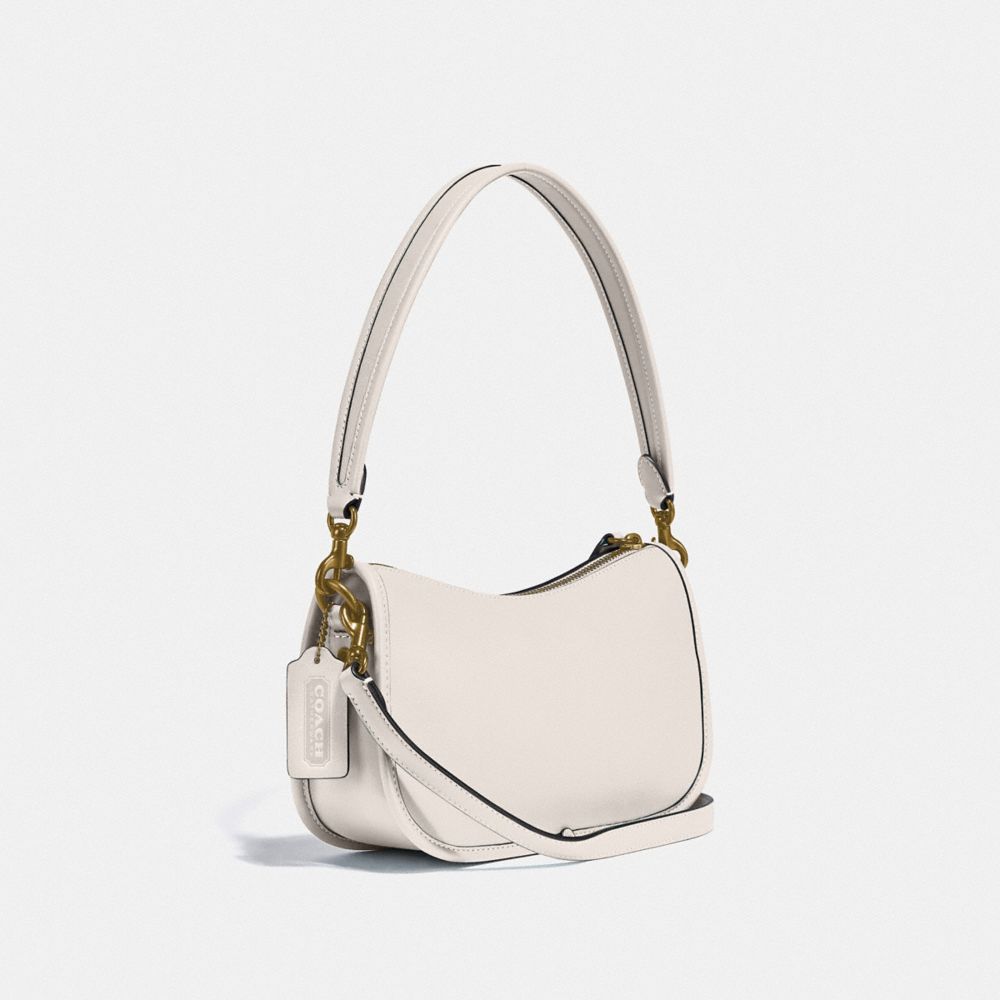 Borsa a Tracolla Donna Coach Swinger Bianche | ITZUM899