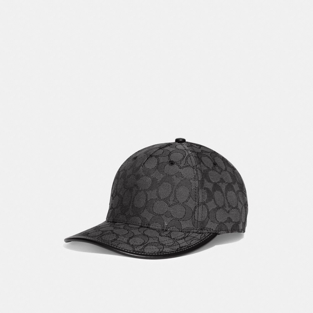 Cappello Donna Coach Signature Jacquard Baseball Grigie | ITNWG644