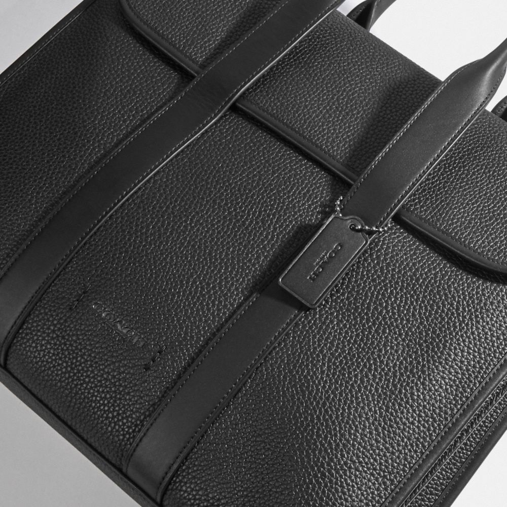 Cartella Uomo Coach Gotham Portfolio Nere Rame | ITILM196