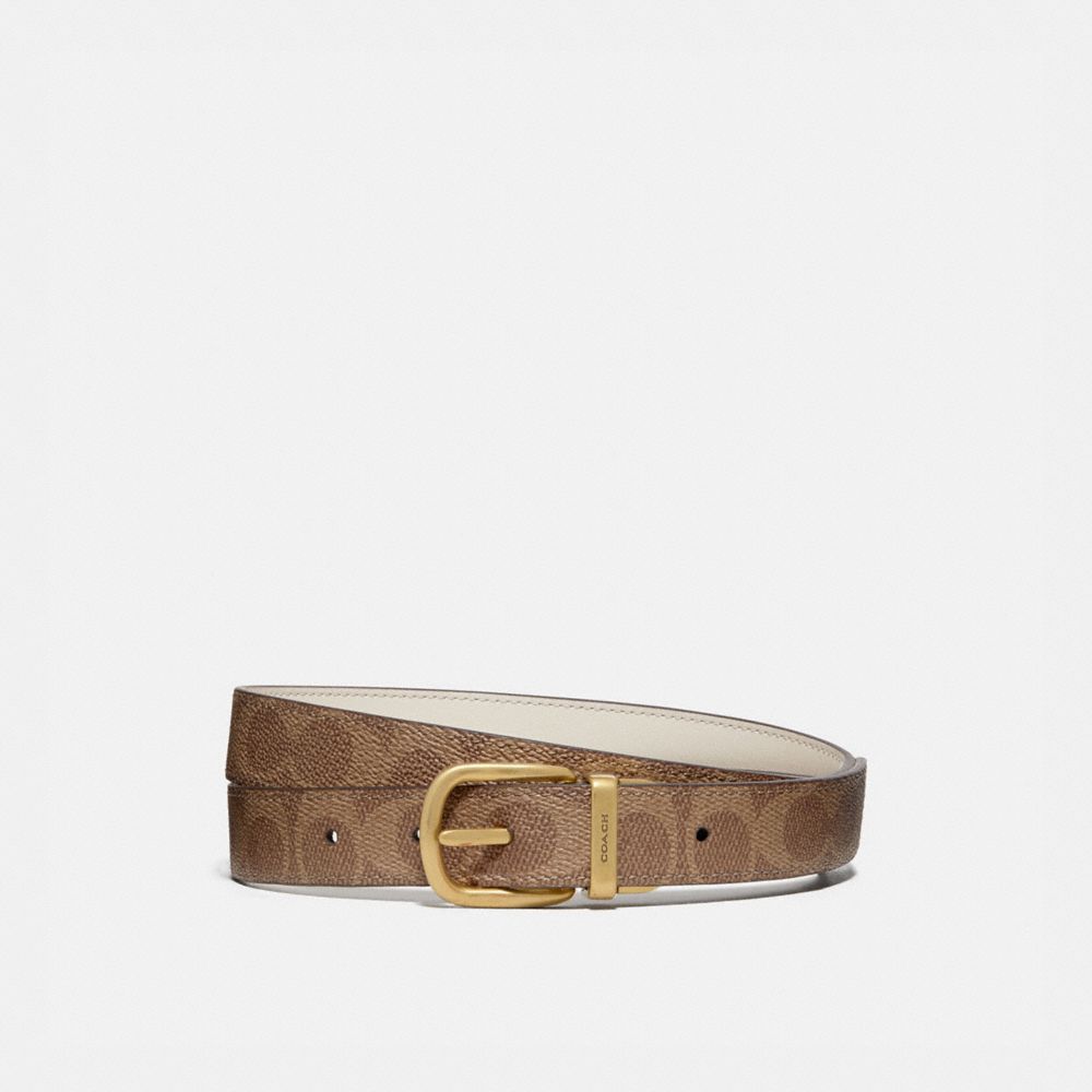 Cinture Donna Coach Harness Buckle Reversible, 25 Mm Marroni | ITOKM628