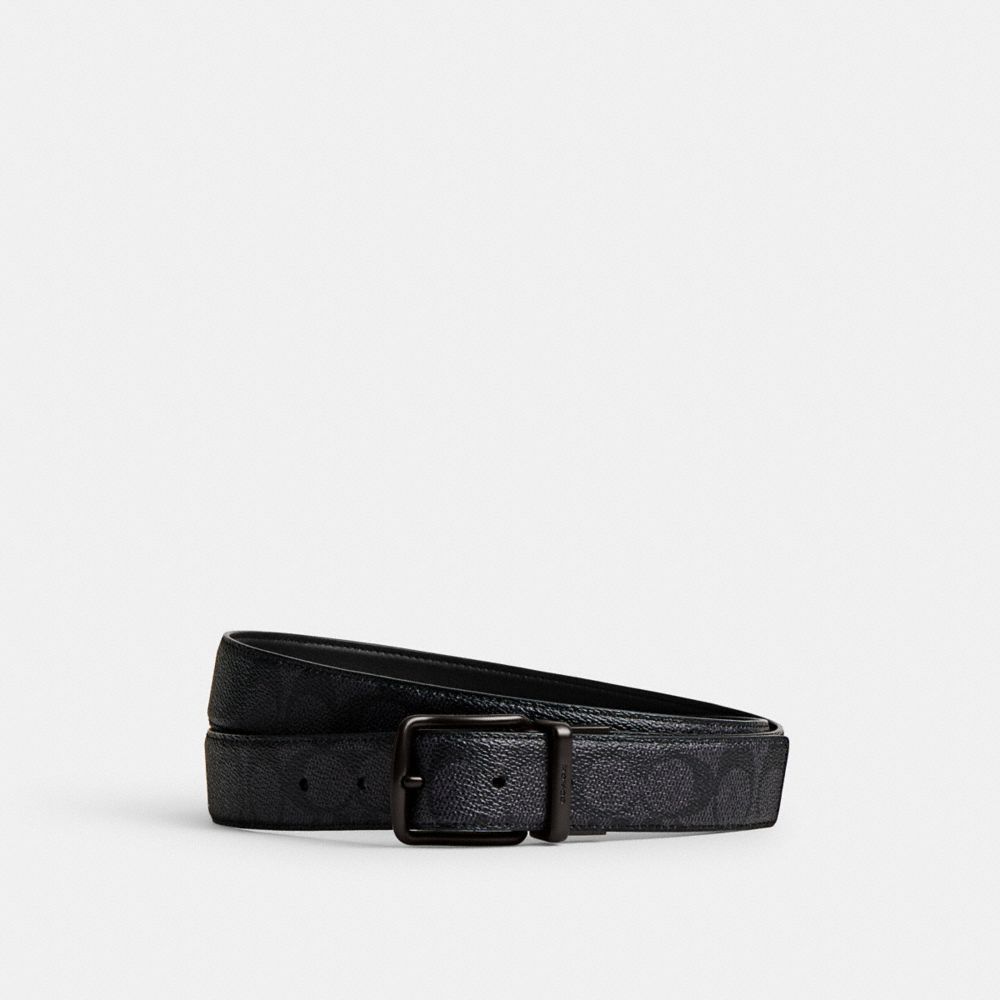 Cinture Uomo Coach Harness Buckle Cut To Size Reversible, 38 Mm Grigie Nere | ITYXP261