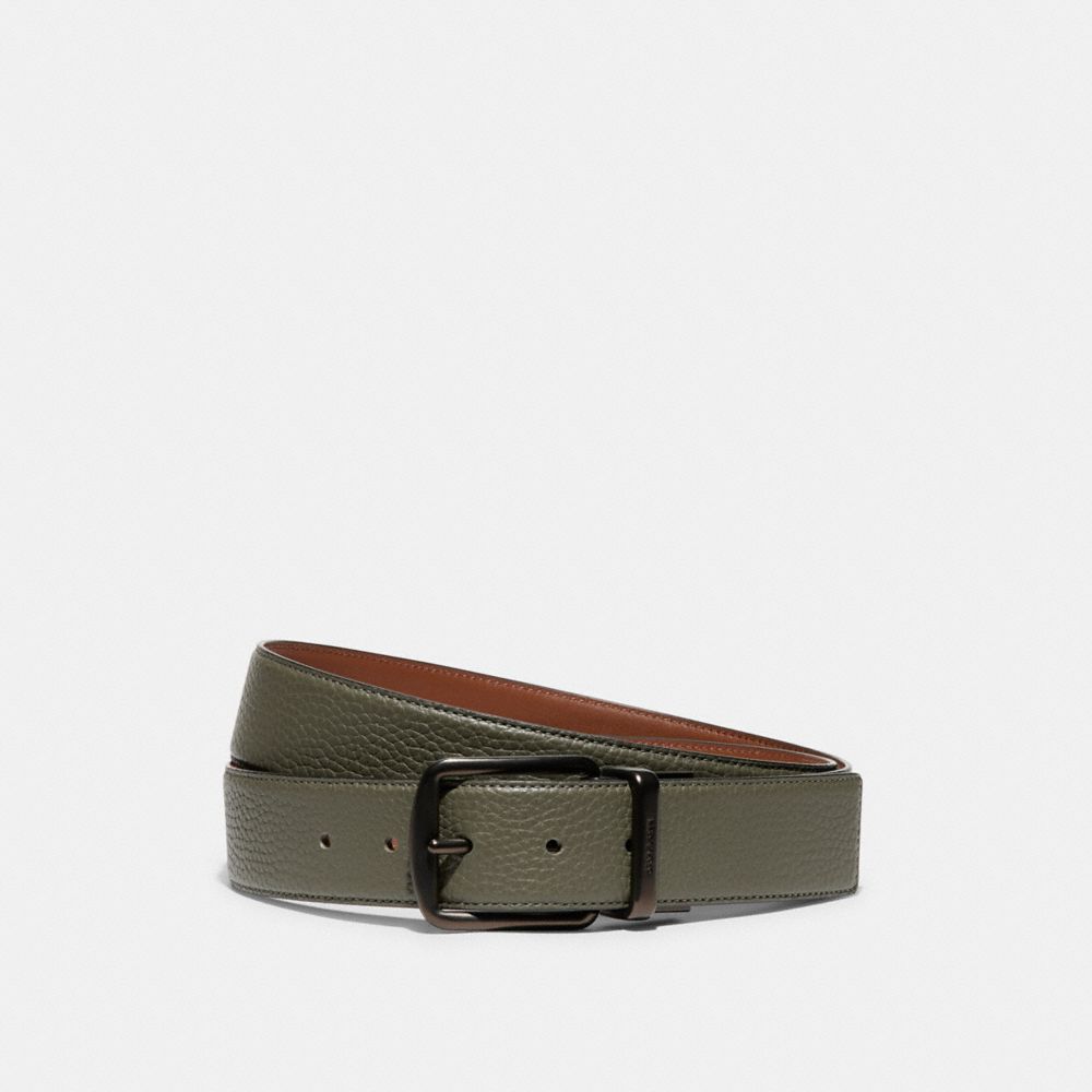 Cinture Uomo Coach Harness Buckle Cut To Size Reversible, 38 Mm Verdi | ITTCO260