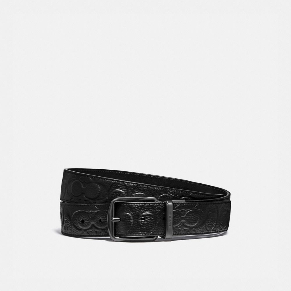 Cinture Uomo Coach Harness Buckle Cut To Size Reversible, 38 Mm Nere | ITQMT256