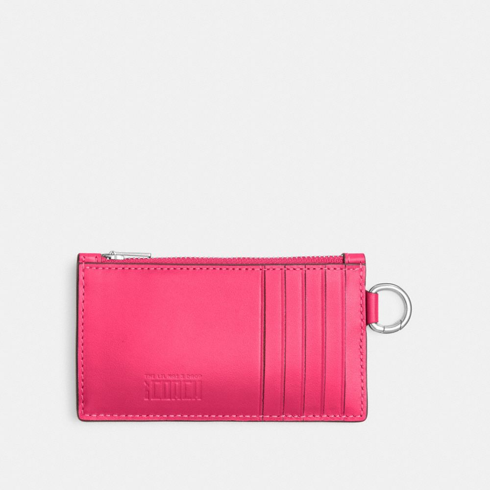 Custodia Per Carte Uomo Coach The Lil Nas X Drop Zip Fucsia Chiaro | ITRVP207