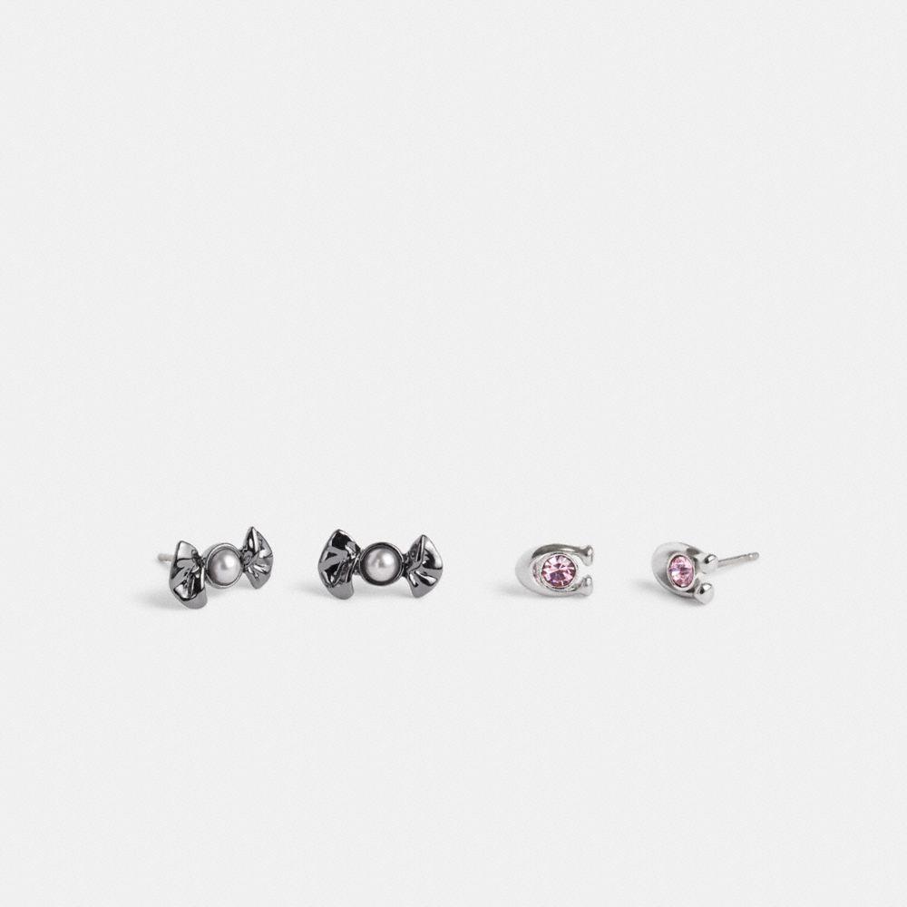 Earring Donna Coach Candy And Bow Stud Set Colorate | ITVRJ538