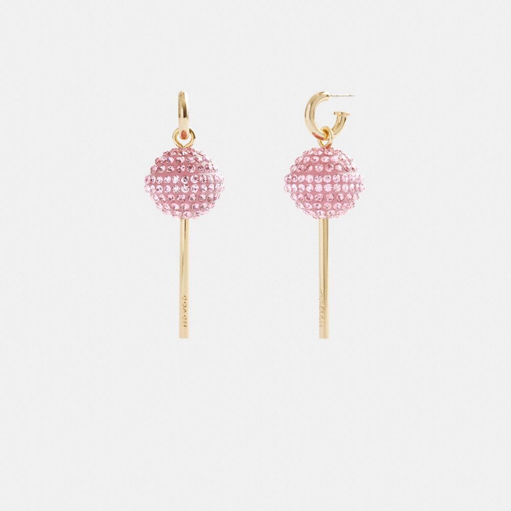 Earring Donna Coach Lollipop Oro Rosa | ITXYM547