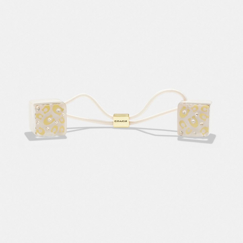 Hair Donna Coach Signature Resin Dice Ties Oro | ITWNX569