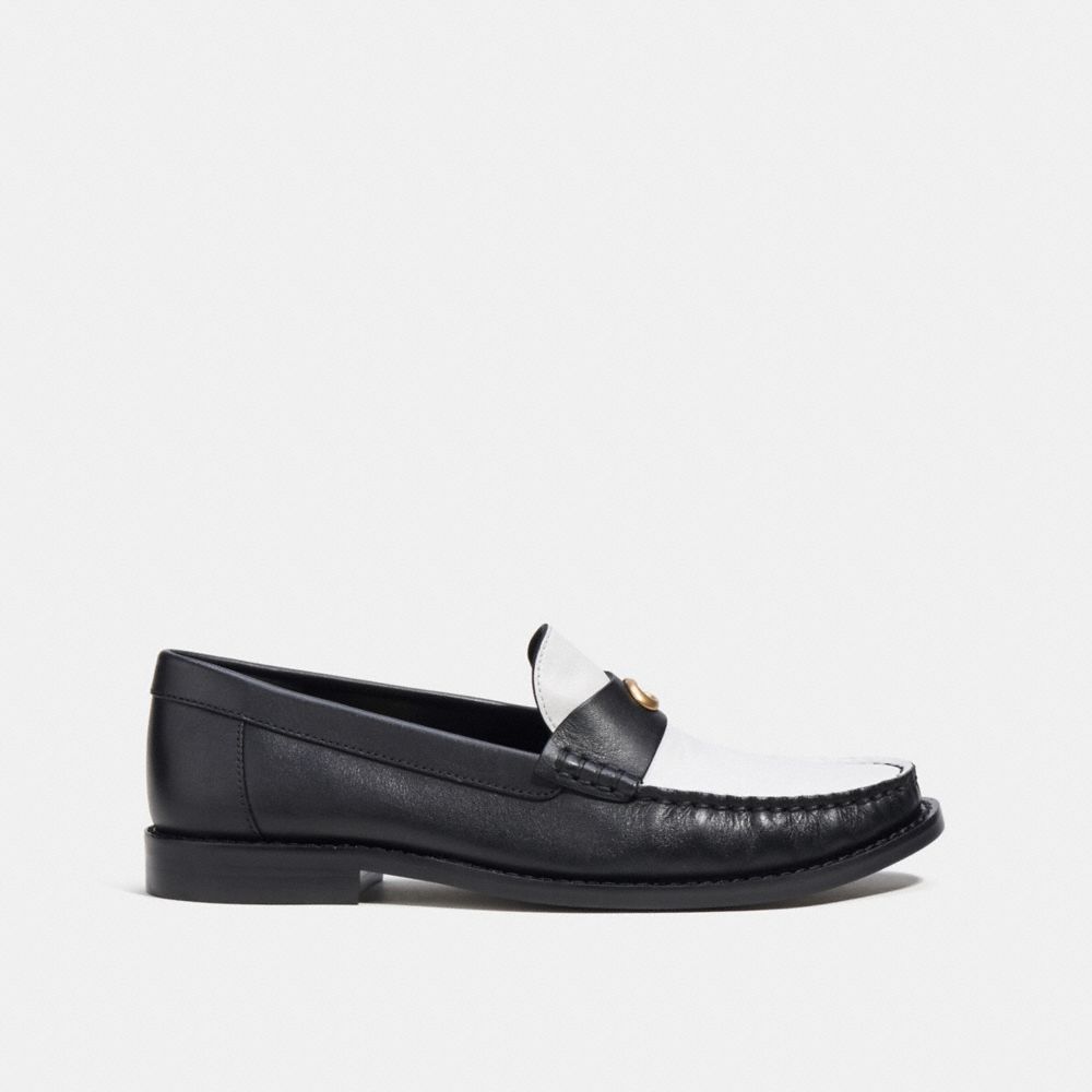 Loafer Donna Coach Jolene Nere Bianche | ITNWE335