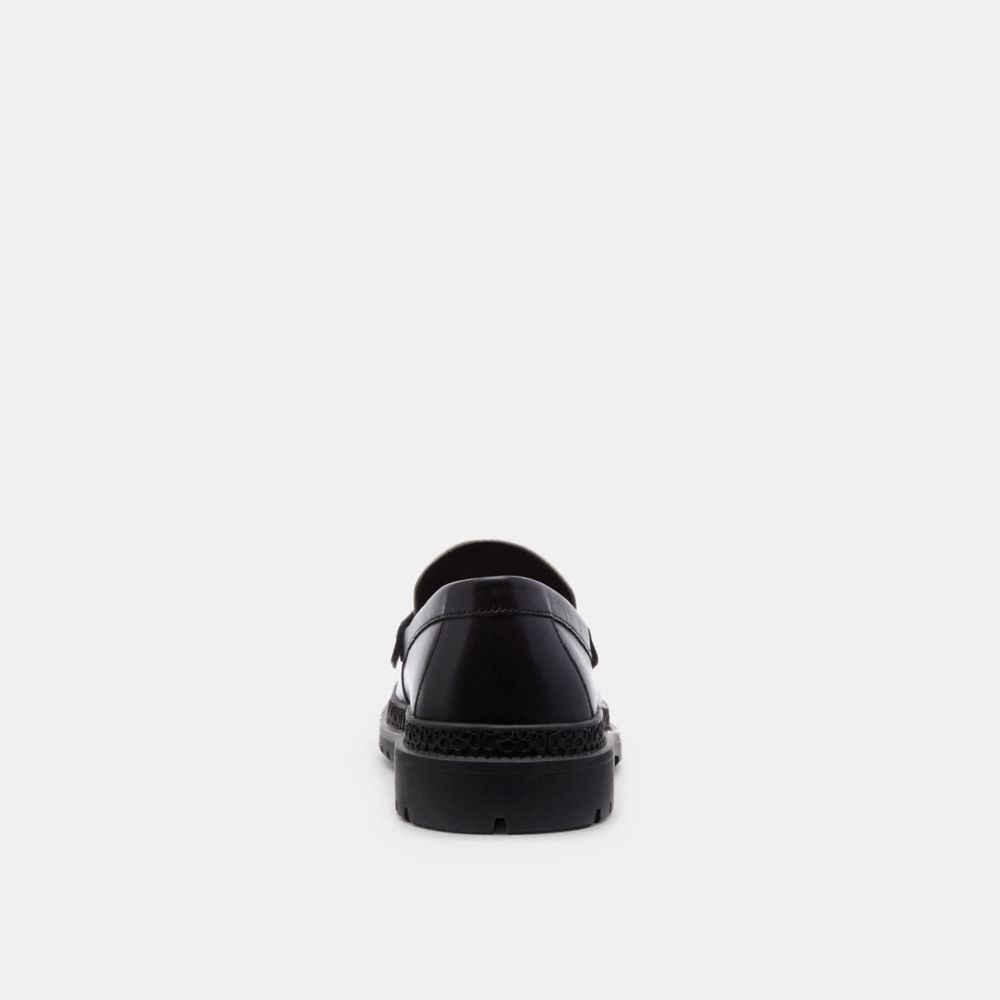 Loafer Uomo Coach Cooper Nere Bianche | ITDFV112