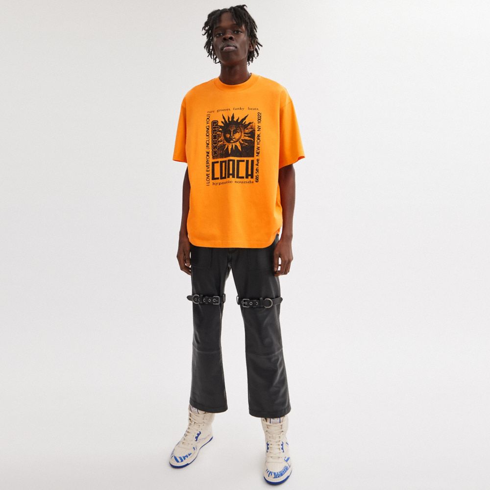 Magliette Donna Coach The Lil Nas X Drop Sun Arancioni | ITRVK512