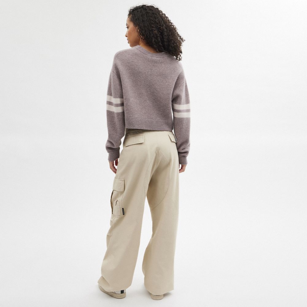 Pantaloni Donna Coach Cargo Khaki | ITDFA451