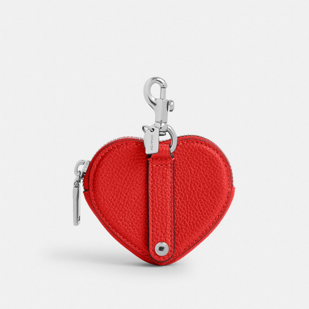 Portafoglio Donna Coach Heart Coin Purse Rosse | ITOKC975