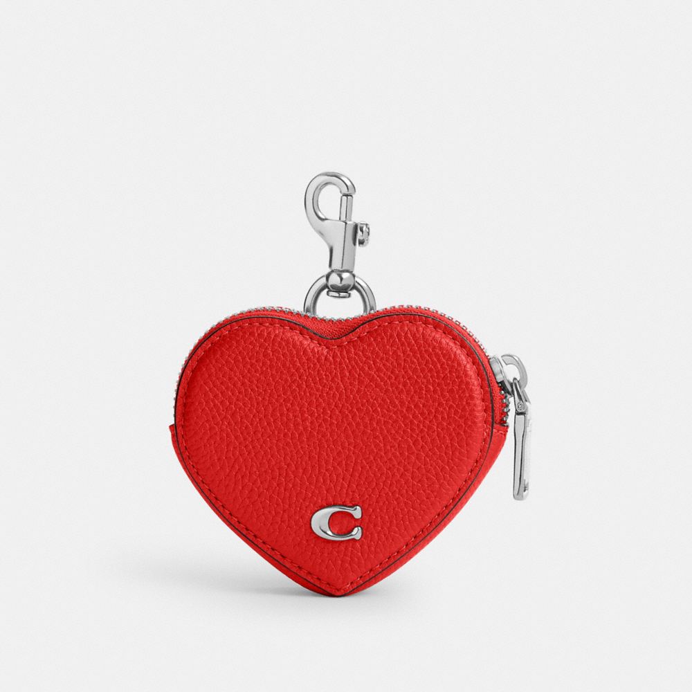 Portafoglio Donna Coach Heart Coin Purse Rosse | ITOKC975