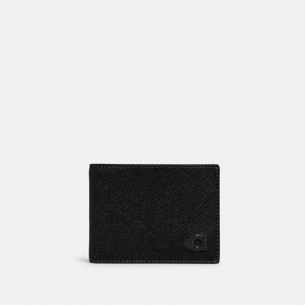 Portafoglio Uomo Coach Slim Billfold Nere | ITPJC246