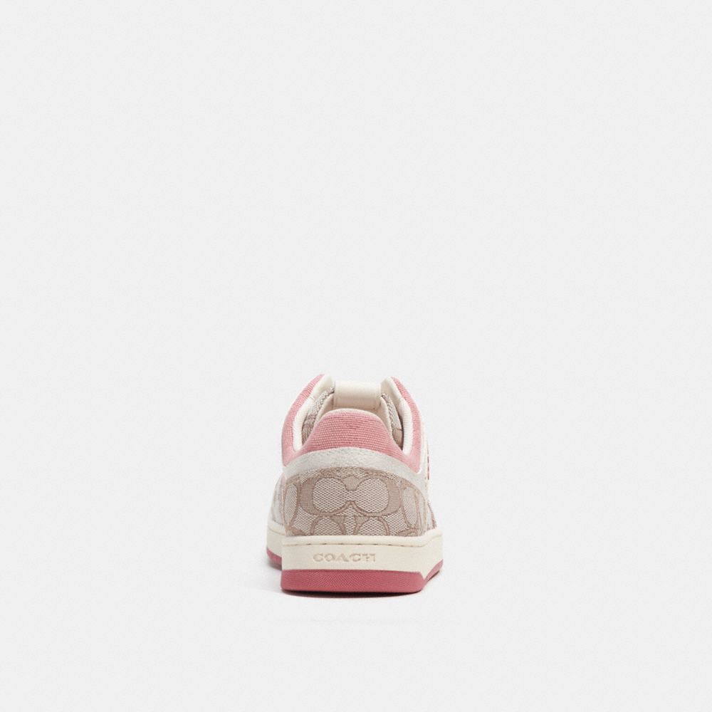 Sneakers Donna Coach C201 Low Top In Signature Grigie | ITOKO368