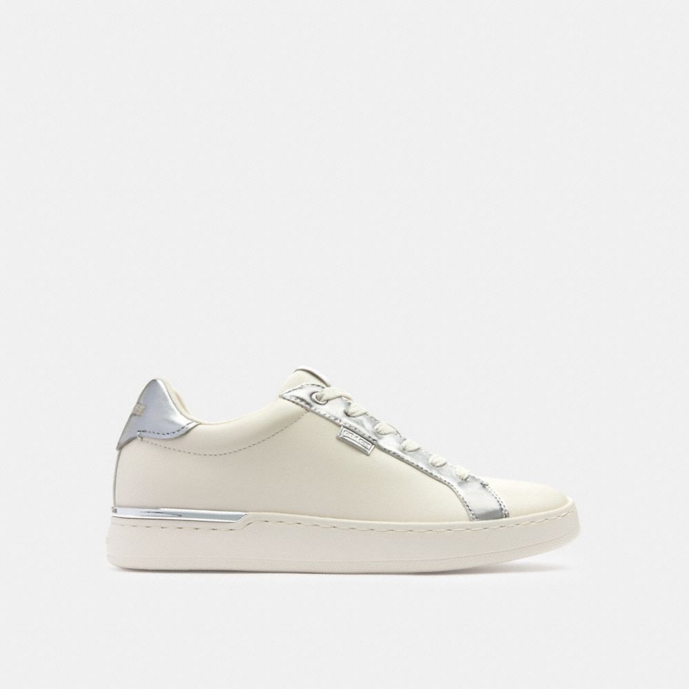 Sneakers Donna Coach Lowline Low Top Argento | ITKOK377