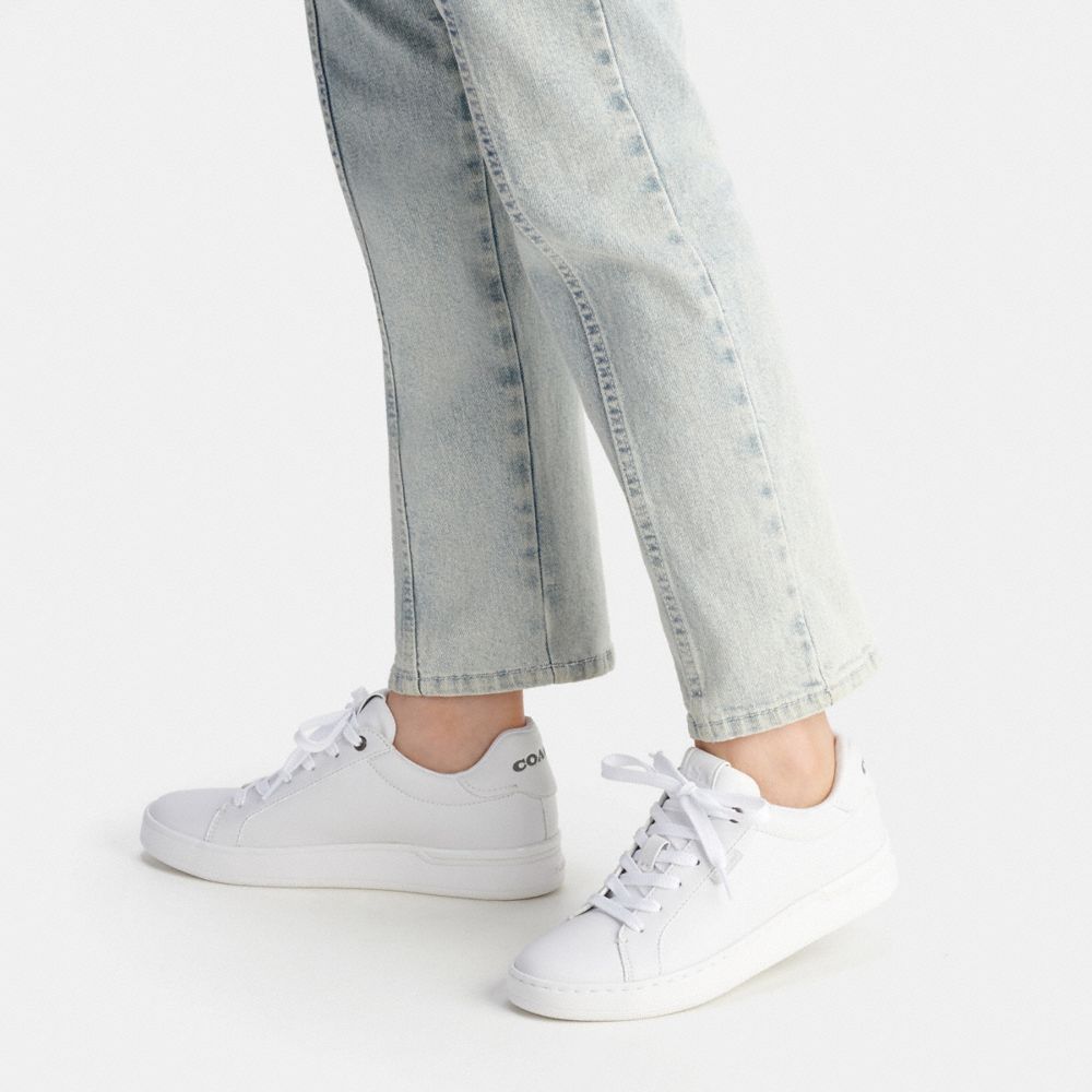 Sneakers Donna Coach Lowline Low Top Bianche | ITHAH375