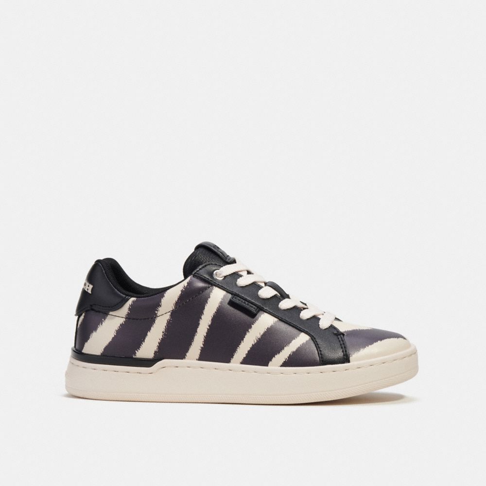 Sneakers Donna Coach Lowline Low Top With Print Nere Bianche | ITZUZ379