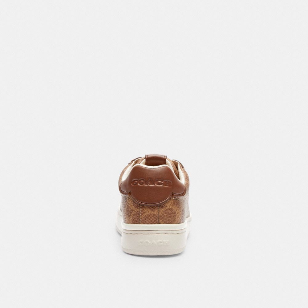 Sneakers Donna Coach Lowline Luxe Low Top Marroni | ITCTC381