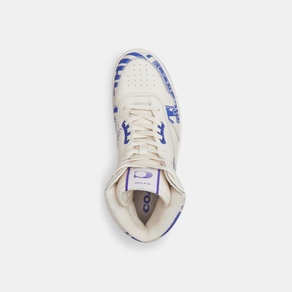 Sneakers Donna Coach The Lil Nas X Drop C202 High Top Blu | ITMQM385