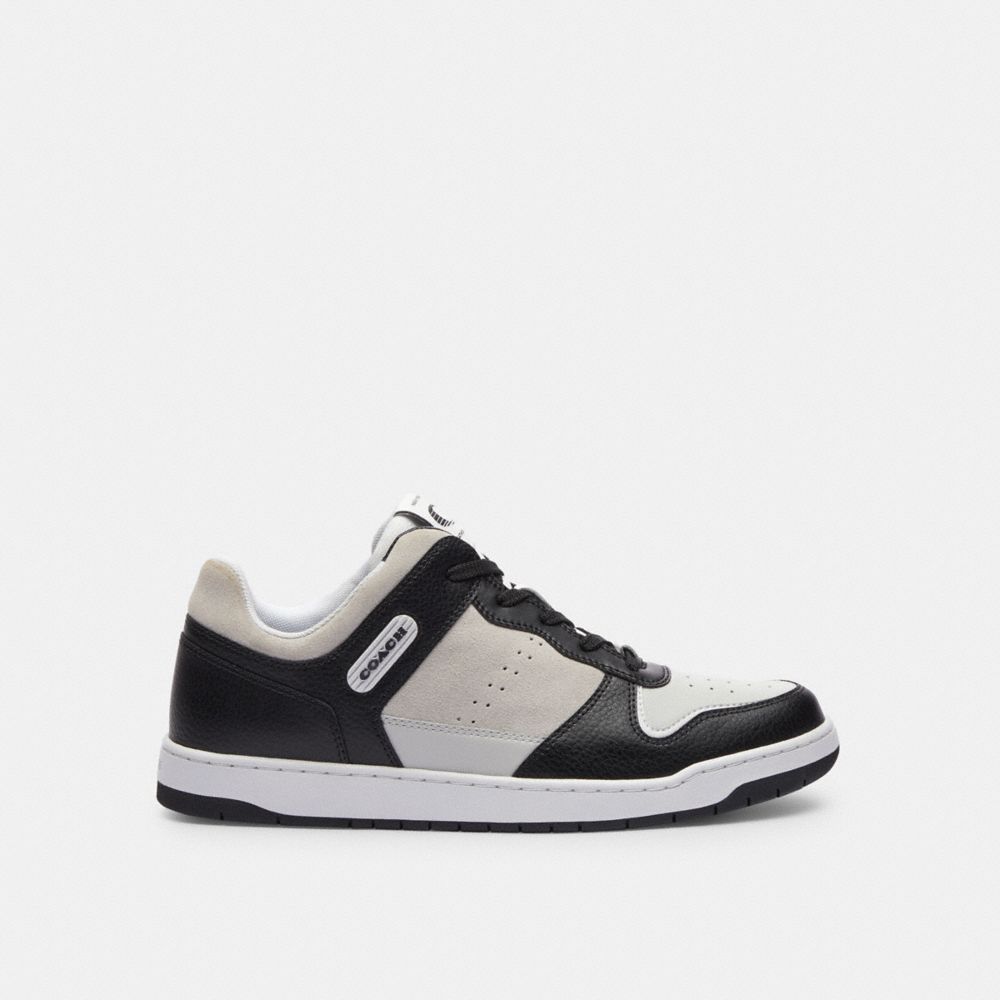 Sneakers Uomo Coach C201 Nere Grigie Chiaro | ITVRY122