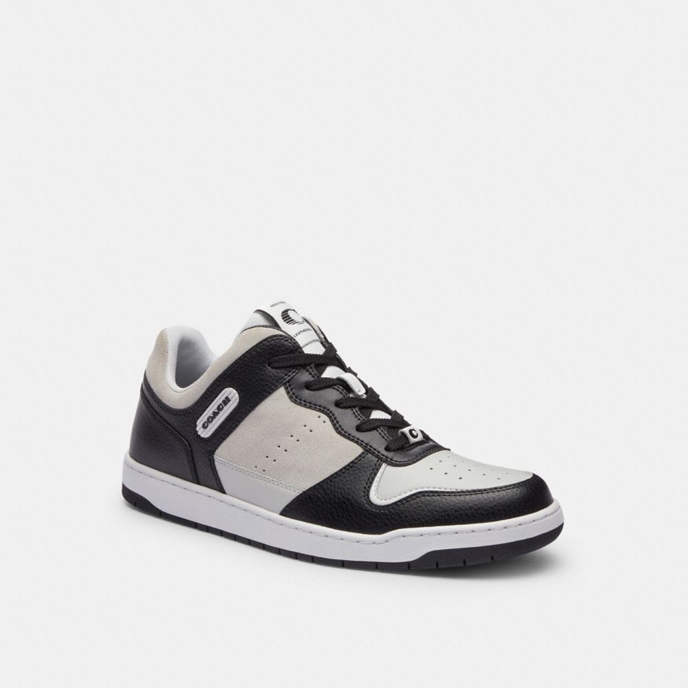 Sneakers Uomo Coach C201 Nere Grigie Chiaro | ITVRY122