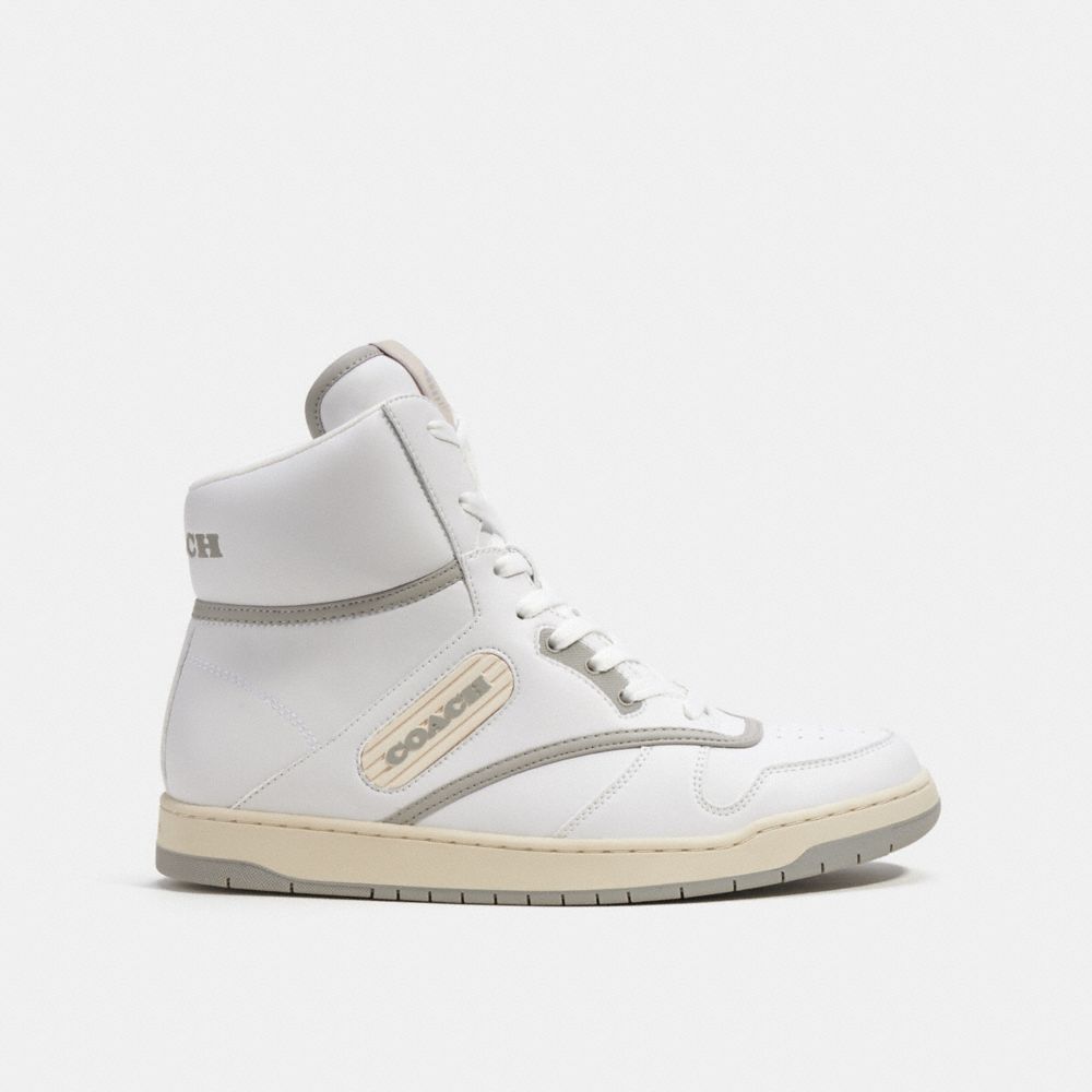 Sneakers Uomo Coach C202 High Top Bianche | ITVRD129