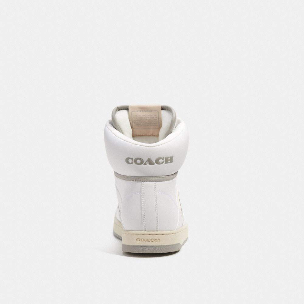 Sneakers Uomo Coach C202 High Top Bianche | ITVRD129