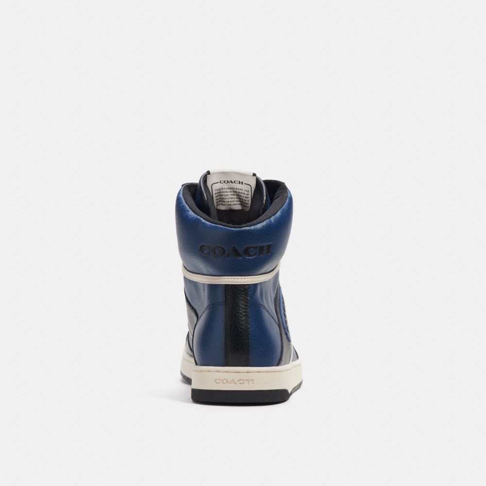 Sneakers Uomo Coach C202 High Top Blu Profondo | ITCTF130