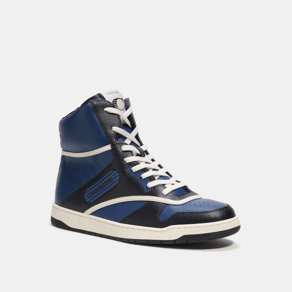 Sneakers Uomo Coach C202 High Top Blu Profondo | ITCTF130