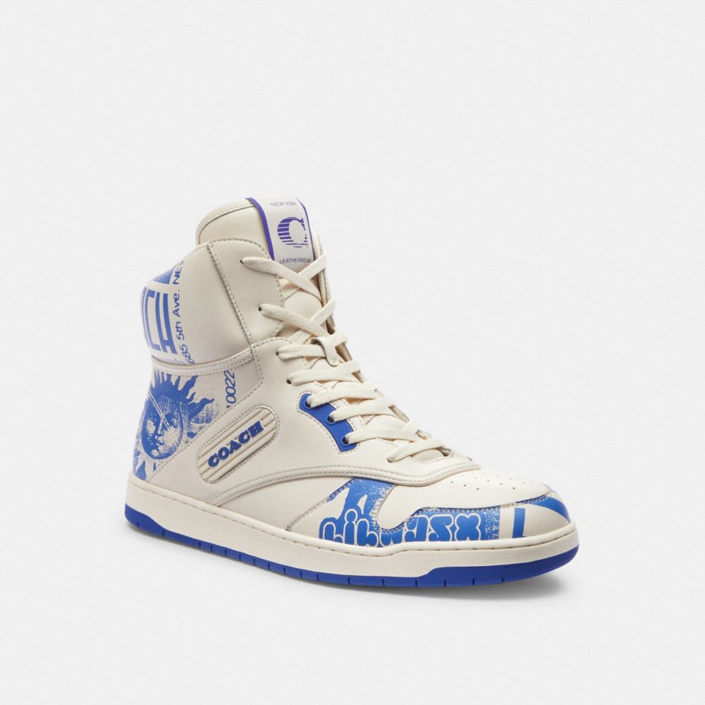 Sneakers Uomo Coach The Lil Nas X Drop C202 High Top Blu | ITPJM142