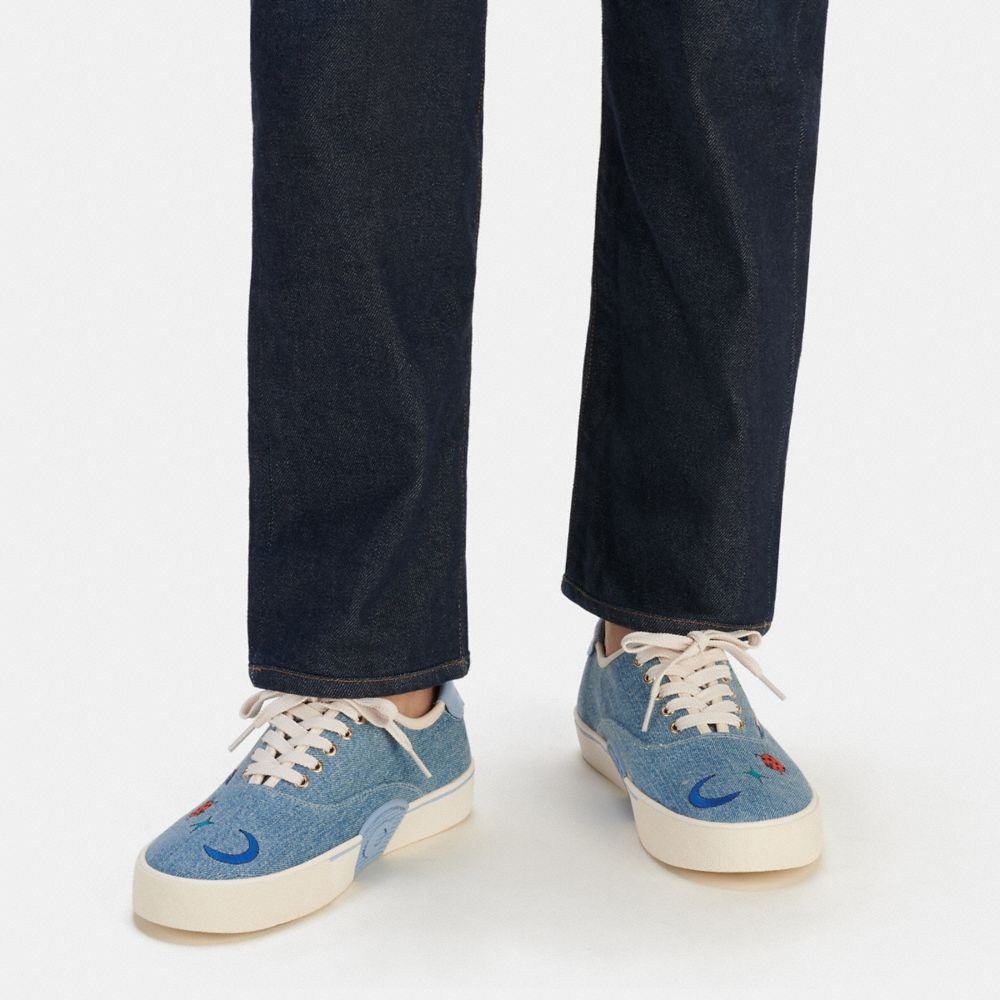 Sneakers Uomo Coach X Observed By Us Lace Up Skate Blu | ITOKM143