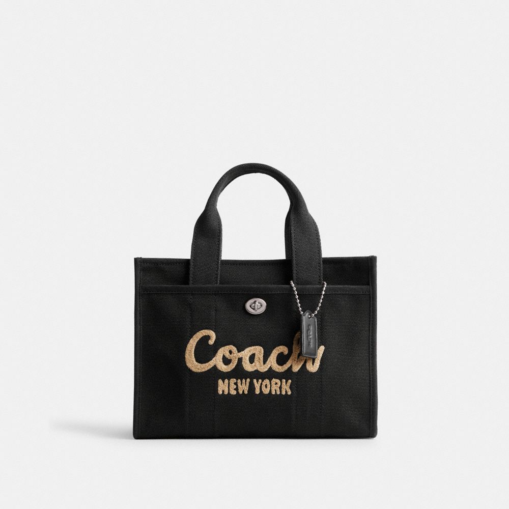 Tote Donna Coach Cargo 26 Argento Nere | ITFDL918