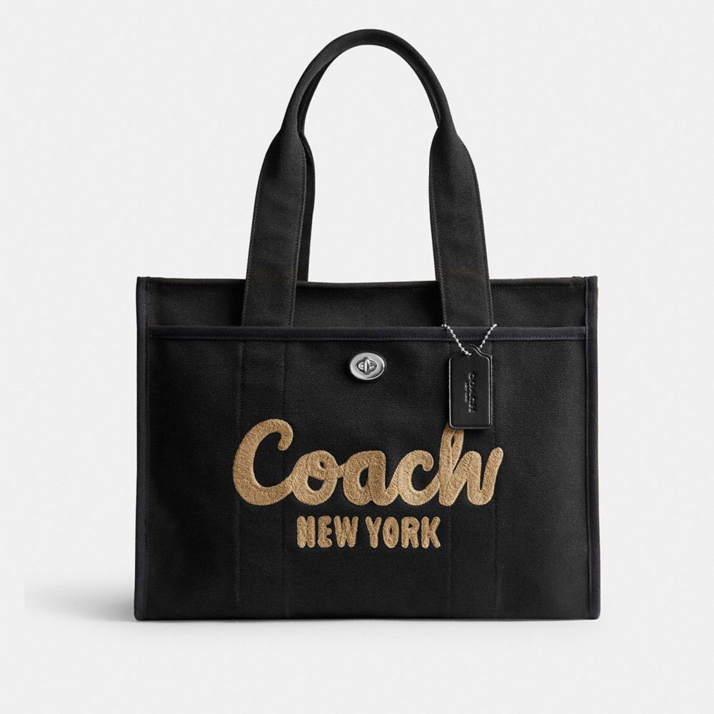 Tote Donna Coach Cargo 42 Argento Nere | ITDFZ919