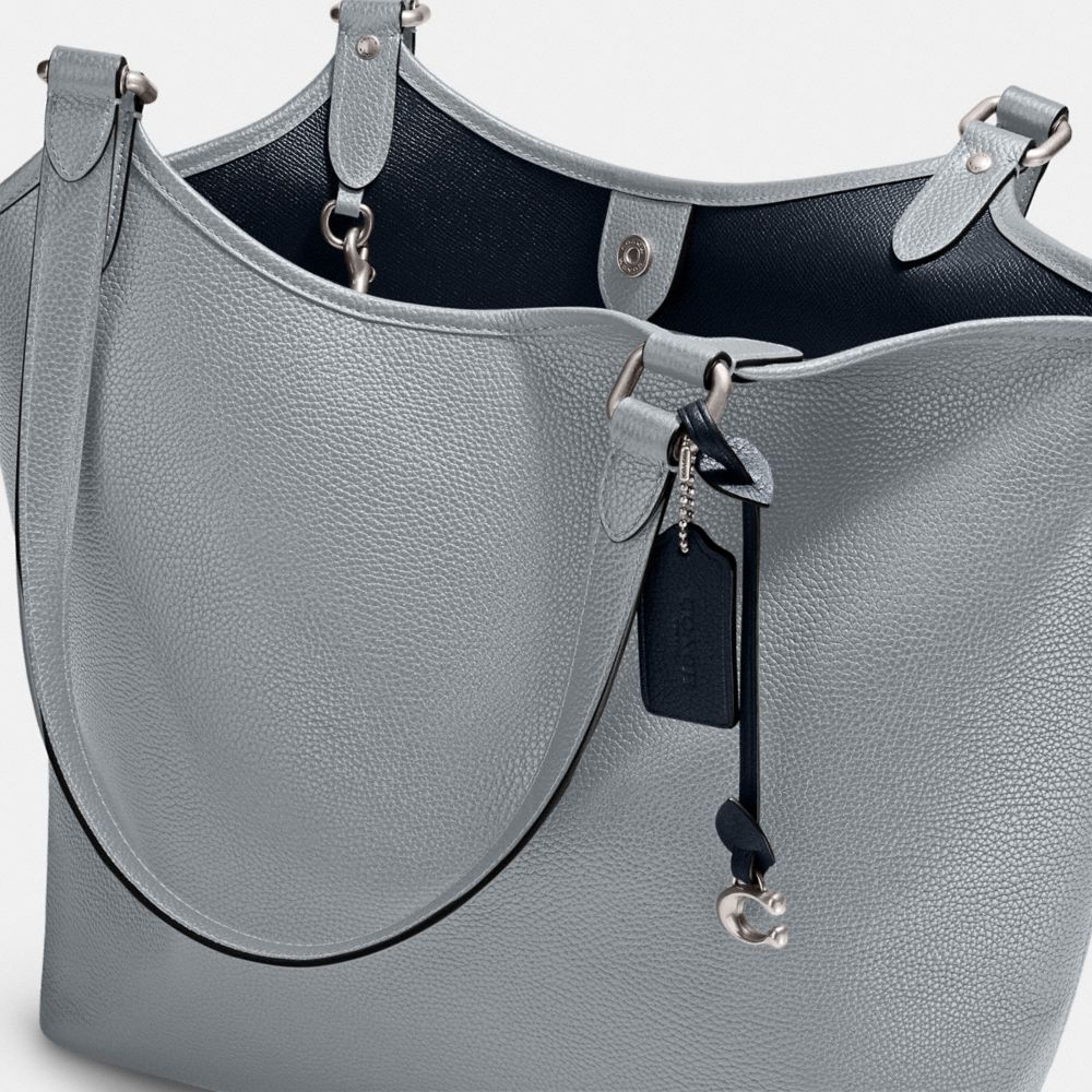 Tote Donna Coach Day Argento Grigie Blu | ITILN924